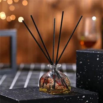 60ML Reed Ulei de Difuzoare cu Bețe Naturale Sticlă de foc aroma de ulei esential de ulei set ornamente acasă