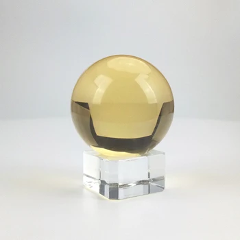 60mm Colorate Minge de Cristal Sferă de Sticlă Ecran Globul Prespapier Meditație de Vindecare Mingea cu poziție Clară pentru Decor Acasă