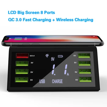 60W Quick Charge 3.0 USB Încărcător QC3.0 Rapid de Încărcare Wireless Pentru iPhone Xiaomi Mi Samsung UE-NE mai Multe Plug Încărcător de Telefon Mobil