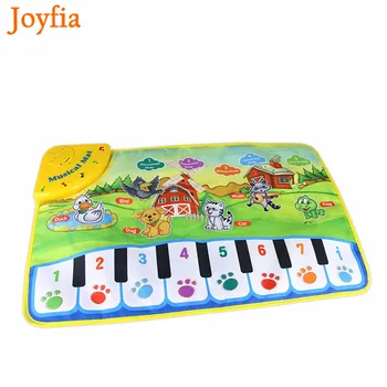 60x37CM Muzicale pentru Copii Covor Copii Play Mat Fete Băieți Drăguț Animal Muzical Play Mat Electronice Jucarii Educative pentru Copii [