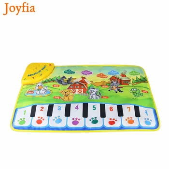 60x37CM Muzicale pentru Copii Covor Copii Play Mat Fete Băieți Drăguț Animal Muzical Play Mat Electronice Jucarii Educative pentru Copii [