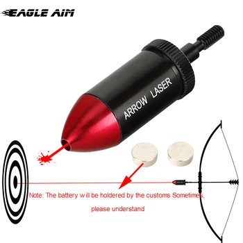 635-655nw Aluminiu tir cu Arcul de Vânătoare Red Dot Laser Plictisesc Vedere Colimator kit Arc Săgeți BoreSighter pentru tir cu Arcul, Arbaleta