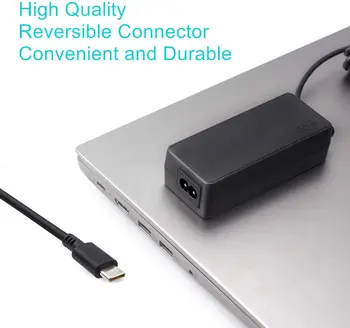65W C USB Adaptor Încărcător Pentru Lenovo Thinkpad T470, T480, T570, T580, P51s, P52s, E485, E580, E585, L480, L580; Yoga C930 S730