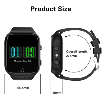 696 X89 Ceas Inteligent 1.54 Inch android 5.1 MTK6580 Quad Core Bluetooth Electronice 3g SmartWatch cu Baterie 600MA GPS Wifi ceas
