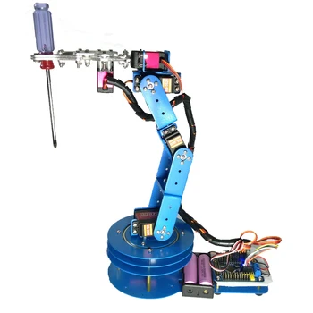 6Axis Complet Asamblate Mecanic Braț Robotic Pensă cu Gheare Pentru Arduino, Raspberry Înaltă calitate numerică servo. Transport gratuit