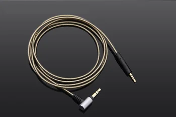 6ft Upgrade Argint Placat cu Cablu Audio Pentru Sennheiser mm400-x mm450-x mm550-x HD495 HD500 HD570 HD590 EH2200 EH2270 căști