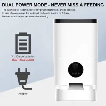 6L animale de Companie Alimentator Automat Inteligent 5S Voice Recorder APP de Control de Sincronizare Alimentare cu Mâncare pentru Câini Dozator Vedio Versiune Cu Camera HD