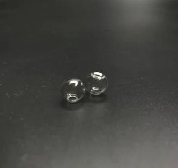 6mm Mini Bec Glob de Sticlă cu bule minge rotundă cu gaură gol glob de sticlă flacon pandantiv de sticlă colier accesorii 20buc
