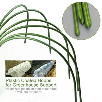 6Pcs DIY cu efect de Seră de Plante Cercuri Crească Tunel Mini cu efect de Seră, Ușor Grădină Cadru de Sprijin Instrument