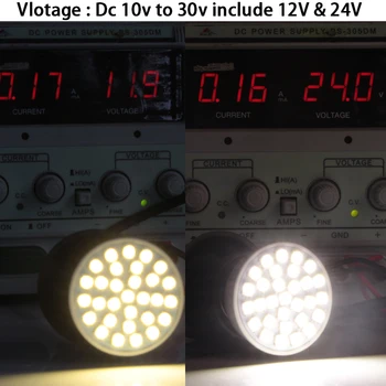 6pcs lampade led e27 E14, MR16 GU10 3W lumina reflectoarelor de joasă tensiune Ac Dc10v la 30V energiei lampă de economisire a 12-24 volți la fața locului bec de iluminat