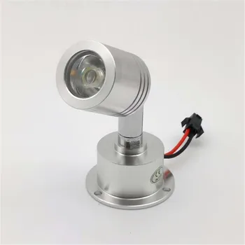 6Pcs/Lot corp de Iluminat Mini Spoturi cu LED-uri 3W 220V Rotație de 360 de Grade Spotlamp Lampa de Bijuterii de Fundal Lumini CE RoHS Transport Gratuit