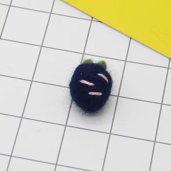 6pcs/lot Lână simțit morcov Patch-uri DIY Handmde Accesorii Pentru copii haine pentru Copii Desene animate clip de păr Accesorii
