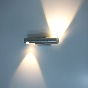 6w LED-uri Reglabile Fascicul de Lumină de Sus în Jos Lumini de Perete din Aluminiu Lampă de Perete pentru Living Dormitor Hol Scara de Artă Gally RF103