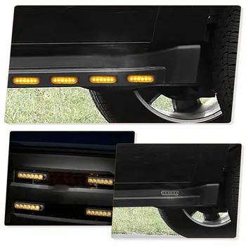 6x Galben 6LED de Urgență Mașină de poziție Laterale Lumina Trailer Avertizează Flash, Strobe Lumini de Semnalizare, Lumina de Frână Lumină