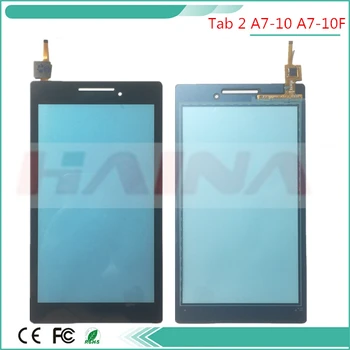 7.0 inch touchscreen Pentru Lenovo Tab 2 A7-10 A7-10F A7 - 20 A7-20 A7-20F A7, Ecran Tactil Digitizer Față Lentilă de Sticlă de culoare Neagra