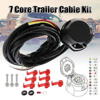 7 Core 2M Trailer Cablu Kit Trailer Socket Set 13 Pina Kit Electric de E-Kit Cablaj Cârlig de Tracțiune Accesorii Auto