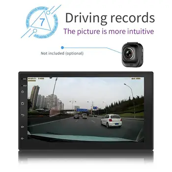 7 inch Auto HD 2 Din Radio Bluetooth Mp5 Player Auto Universal Stereo de Navigare GPS Integrat pentru Android 8.1 Mp5 Player