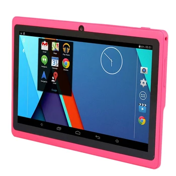 7 Inch Copii Tableta Android Quad Core Dual Camera WiFi Educație Joc pentru Baieti Fete,culoare Roz