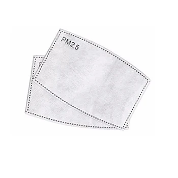 7 Straturi PM2.5 Masca de Hârtie de Filtru 7Ply Anti Praf de Gura Masca de Fata Carbon de Bumbac de Unică folosință Filtru de Protecție Pentru PM2.5 Masca