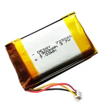 723048-1S-2P 3.7 V, 1900 mAh Baterie Litiu-polimer Cu plug Pentru animale de Companie GPS câine de Vânătoare GPS DVR MP3 MP4 723048