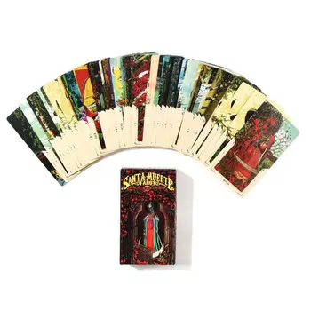 78pcs Carduri Santa Muerte de Tarot Cartea Morților Petrecere de Familie Tabla de Joc