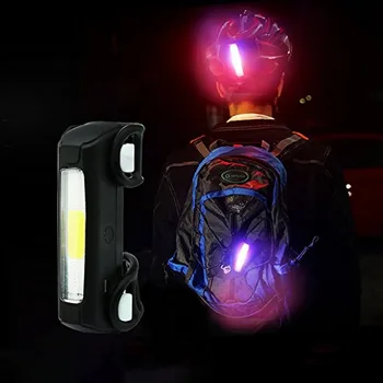 7Modes Biciclete Coada Lumina USB Reîncărcabilă Biciclete Casca de Siguranță Avertisment Lanterna MTB Biciclete Rutier Ciclism Semnalizare din Spate Lampă cu LED-uri