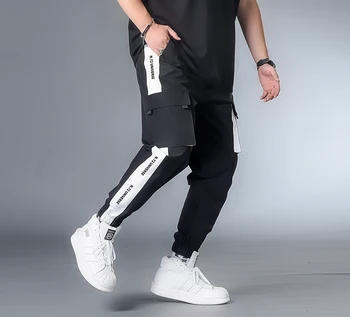7XL 6XL XXXXL Om Nou Hip-Hop 2020 Harajuku Joggeri Streetwear Mens Buzunare Pantaloni Harem Masculin Vara Glezna-lungime Pantaloni Oversize