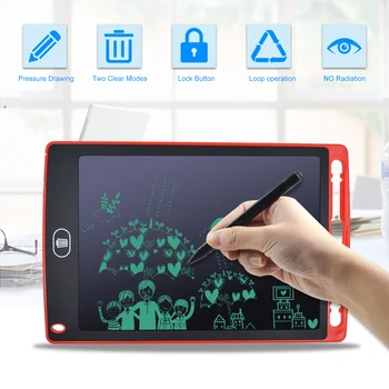 8.5 Inch LCD Inteligent de Mână-Scris Tabletă Electronică Notepad Copii Desen Grafică a Scrisului de mână Bord Jucărie de Învățământ Baterie Buton