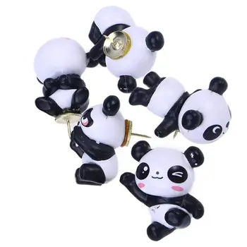 8 Buc Panda Pioneze Harta Pushpins Desen Animat Pin Drăguț Push Pin Set de Hărți Calendar de Perete Decor