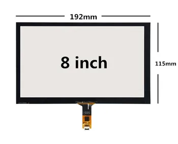 8 inch 192mm*116mm Raspberry Pi tablet PC-ul de navigare Tactil Capacitiv Digitizer Touch screen panou de Sticlă USB Driver placa