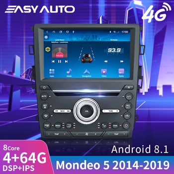 8 Inch Tesla Stil Android Radio, Video Multimedia Player Auto Navigator GPS pentru Ford Fusion Mondeo MK5 2013-2019 2+32G 4G/WIFI