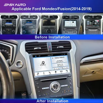 8 Inch Tesla Stil Android Radio, Video Multimedia Player Auto Navigator GPS pentru Ford Fusion Mondeo MK5 2013-2019 2+32G 4G/WIFI