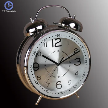8 Inci Alarmă Ceas Retro Ceas De Masa Metal Sunet De Clopot Digitale De Masă Ceasuri De Alarmă Camera De Zi Dormitor Decor Acasă