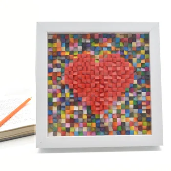 8 inci Asambla blocuri Dragoste rama foto Potrivit pentru cadouri pentru copii și iubitorii de