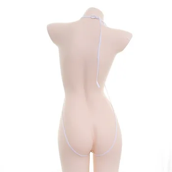 8 Stiluri Shimapan Stil Anime Verde Roz cu Dungi Capsuni Femei Lenjerie 2 BUC Set Sutien & Chilotei Bikini Lega Versiune Drăguț