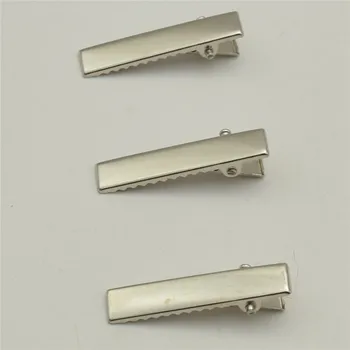 800pcs 4cm Metal Simplu Dinte de Păr Aligator Prindeți Clema de Dinți Arcuri