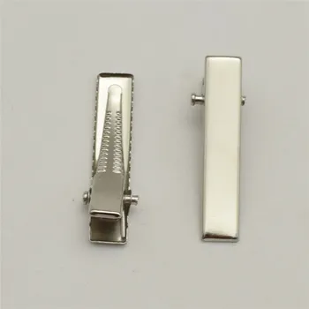 800pcs 4cm Metal Simplu Dinte de Păr Aligator Prindeți Clema de Dinți Arcuri