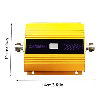 850mhZ GSM 2G/3G/4G Amplificator de Semnal Repetor Amplificator de Antenă NE Mufă pentru Telefon Mobil