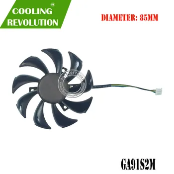 85MM GA91S2M DC12V 0.25 A-PFTA 4Pin grafică ventilator pentru sapphire RX550 2G D5 OC RX 560