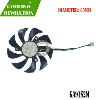 85MM GA91S2M DC12V 0.25 A-PFTA 4Pin grafică ventilator pentru sapphire RX550 2G D5 OC RX 560