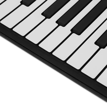 88 De Taste Tastatură Mână Rola De Pian Vorbitor Hand Roll Up Pian Pliabil Portabil Electronic Tastatură Moale Copil Jucărie Muzică
