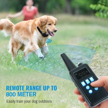 880 800 de Companie Câine Guler IP7 rezistent la apa Control de la Distanță Câinele Dispozitiv de Încărcare Ecran LCD de Formare Șoc Electric Guler de Câine Nou