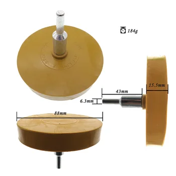 88mm Universal Gumă de șters din Cauciuc Roata Pentru a Elimina Masina Lipici Adeziv Sticker Dungi Decal Grafic Auto de Reparații Instrument de Vopsea