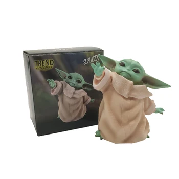 8cm Star Wars Anime Copil Yoda figurina Jucarie Forța se Trezește din PVC Model Jucării pentru Copil Ziua de nastere Cadou
