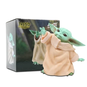8cm Star Wars Copilul Yoda Colecție de Acțiune Figura Jucărie PVC Miniatură Jucarii Papusa Cadou pentru Ziua copilului