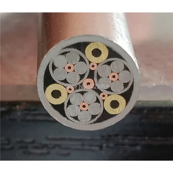 8mm Diametru DIY Cuțit Cuțit Mozaicuri Pin Nituri 9cm Lungime de Unghii Tub de Alamă+Tub de oțel #P14