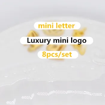 8pcs/lot 5 mm-8mm mini de Lux logo-ul de brand mini-scrisoare pentru papusa sac de pantofi centura pentru BJD blyth accesorii Papusa in miniatura pentru barbie