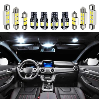 9 Becuri LED Alb Lumina de Interior Kit se Potrivesc Pentru 2003-2006 2007 2008 2009 2010 2011 Toyota Corolla Harta Dom Marfă Licență Lampa