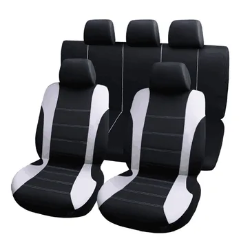 9 bucati/set scaun auto coperta din față și din spate a scaunului set universal de masina formă accesorii de interior airbag compatibil husa scaunului