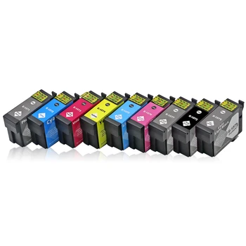 9 Culori/ Set Compatibil Cartuș de Cerneală T1571 T1579 pentru EPSON STYLUS PHOTO R3000 InkJet Printer cu Cip